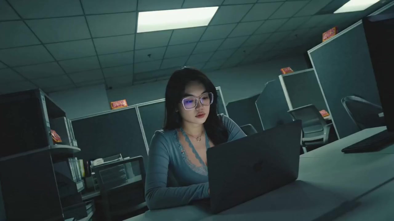 Leti at desk